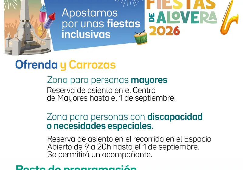 Alovera garantiza la inclusión en sus fiestas con zonas adaptadas y atención personalizada