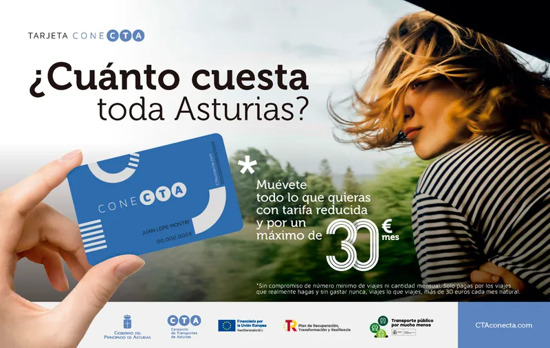 Asturias lanza CTA Conecta para unificar el transporte público y reducir costes