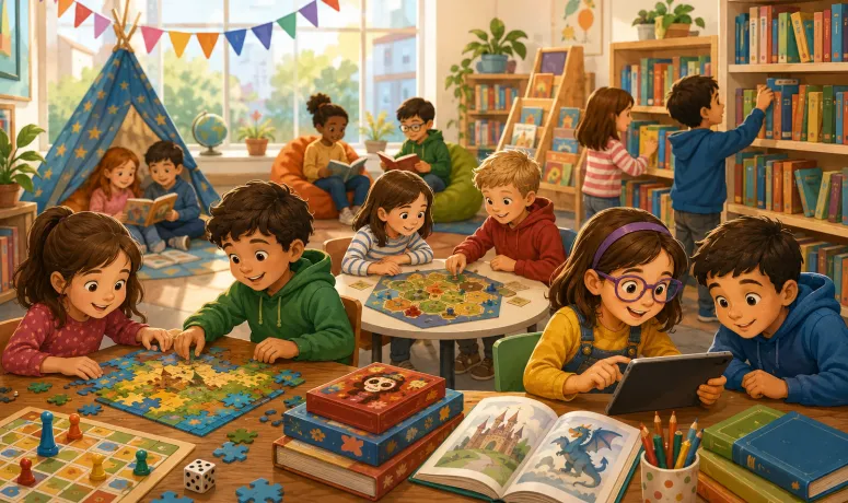 La Biblioteca Infantil de Burjassot celebra el Día del Juego con actividades interactivas