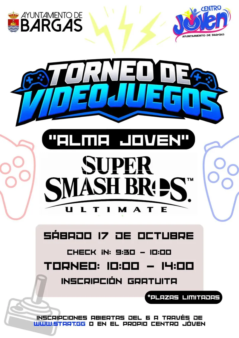 Bargas celebra un torneo de Super Smash Bros. Ultimate en el Centro Joven
