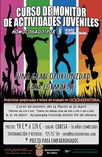 Cobisa abre inscripciones para el curso de monitor de actividades juveniles