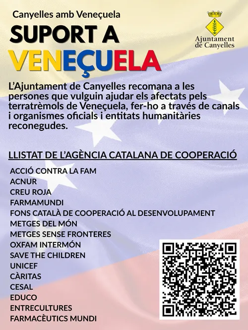 Canyelles recomienda canales oficiales para ayudar a Venezuela
