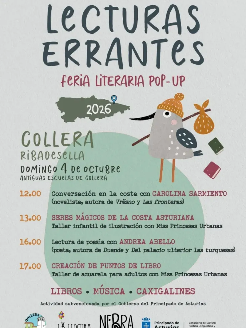 Collera acoge la primera edición de 'Lecturas Errantes', feria literaria rural