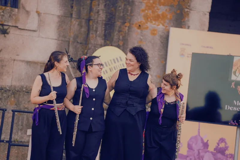 El cuarteto de flautas deBiselas rinde homenaje a Castelao en el Museo de Pontevedra