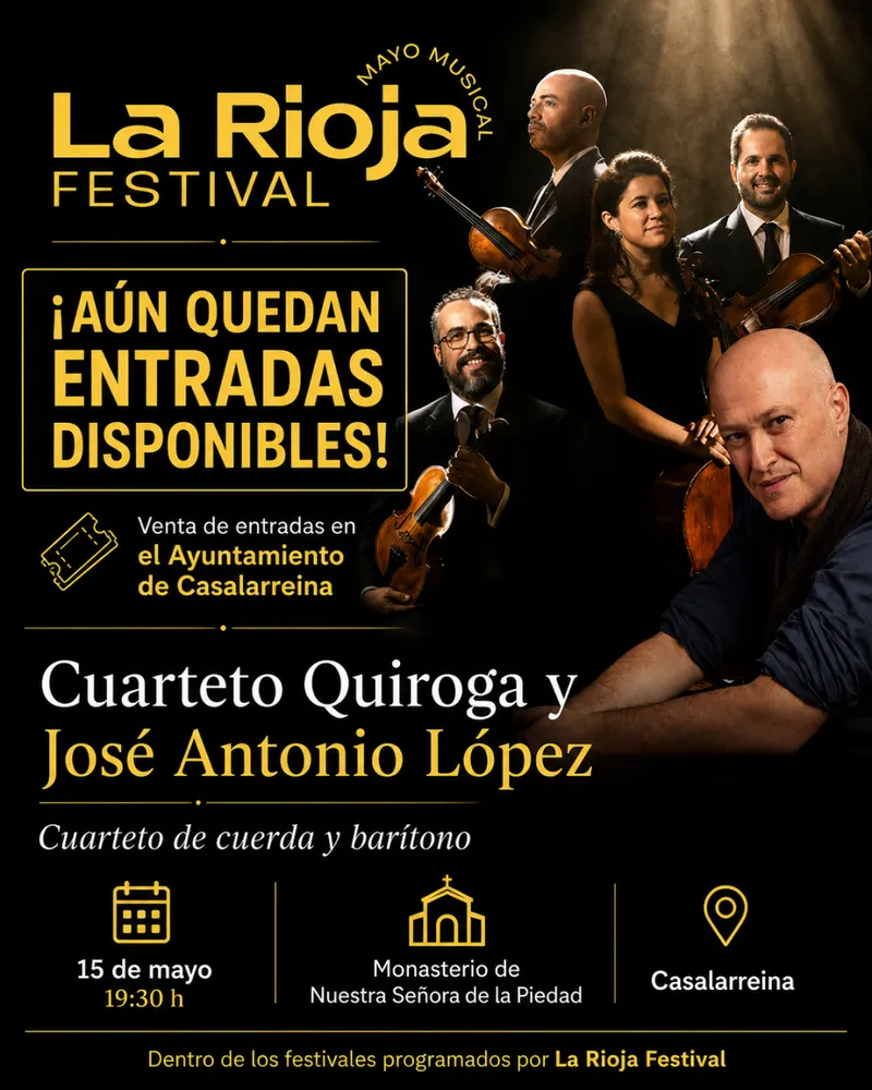 Concierto en el Monasterio de La Piedad de Casalarreina el 15 de mayo