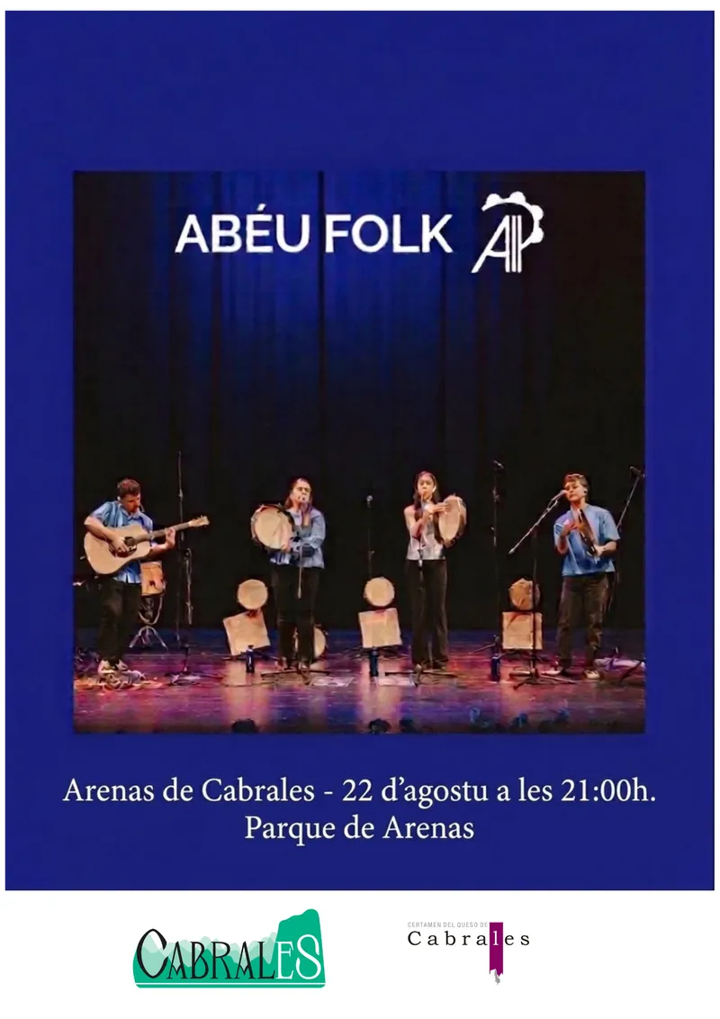 Cabrales celebra el festival de música folk "Abéu Folk"