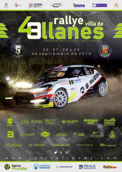 El 43º Rallye Villa de Llanes celebra su competición en septiembre