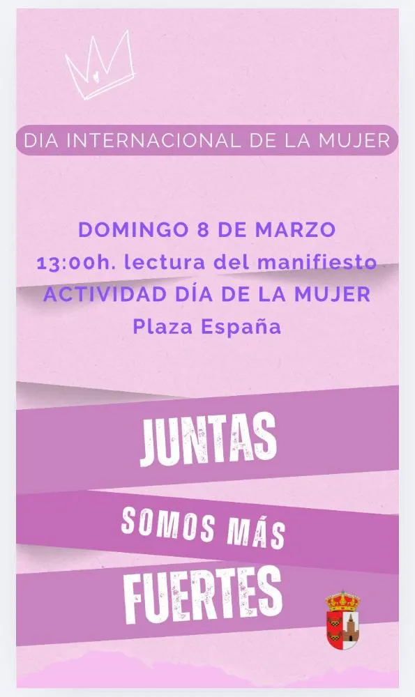 Galisteo conmemora el Día Internacional de la Mujer en la Plaza de España