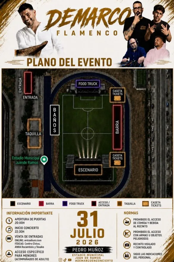 Pedro Muñoz: Información clave para el concierto de Demarco Flamenco