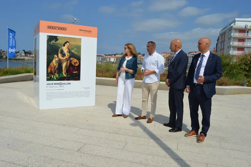 Sanxenxo acoge la exposición "Rostros" de Abanca y Afundación hasta el 2 de septiembre