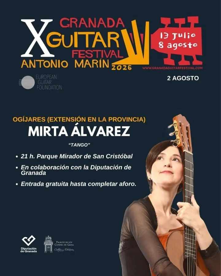 Ogíjares acoge una actuación de tango en el Festival Internacional de Guitarra de Granada