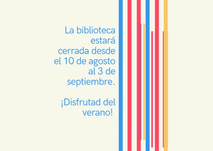 La Biblioteca de Cobisa cierra por vacaciones de verano