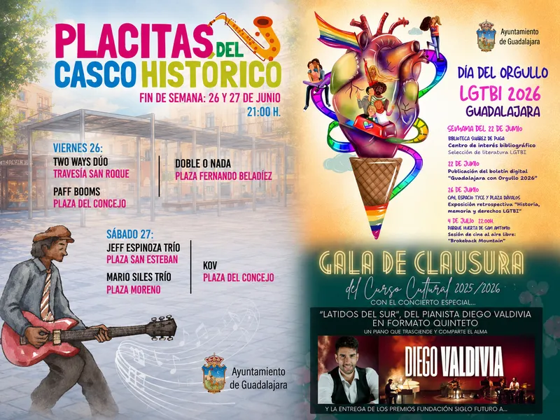 Guadalajara celebra el verano cultural con música, danza, arte y literatura