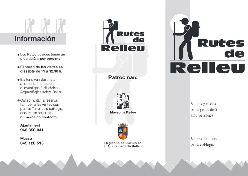 Relleu promociona su patrimonio natural y cultural con rutas guiadas y talleres