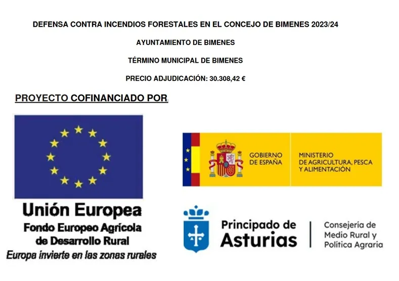 Bimenes refuerza su plan de defensa contra incendios forestales para la campaña 2023/24