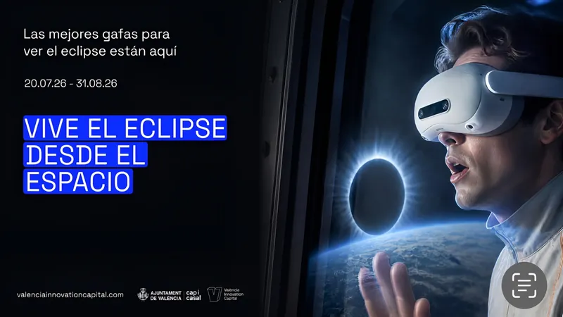 València celebra el eclipse solar con una exposición inmersiva gratuita
