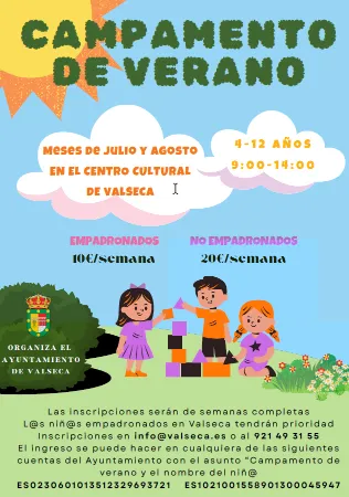 Valseca abre inscripciones para su campamento de verano 2026