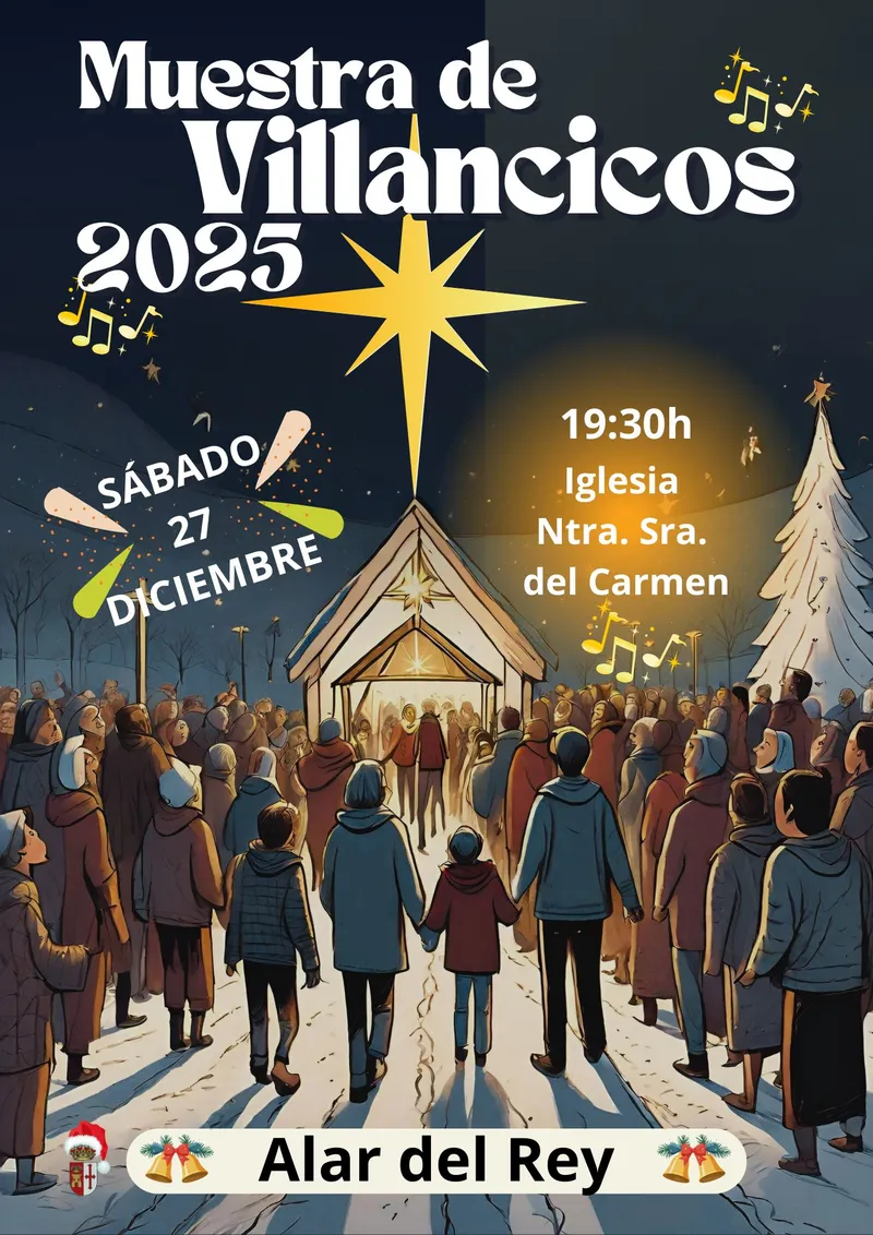 Alar del Rey celebra su Muestra de Villancicos el 27 de diciembre