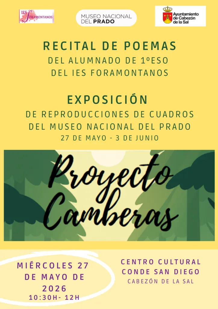 El IES Foramontanos de Cabezón de la Sal presenta 'Proyecto Camberas' con arte y poesía
