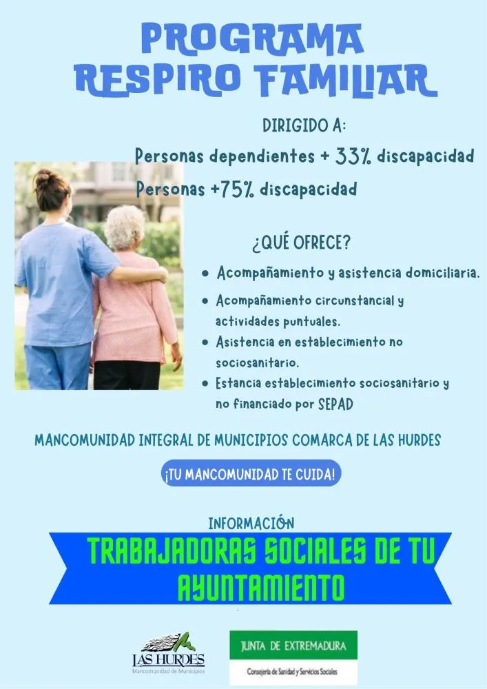 Programa Respiro Familiar: apoyo a dependientes y personas con discapacidad en Ladrillar