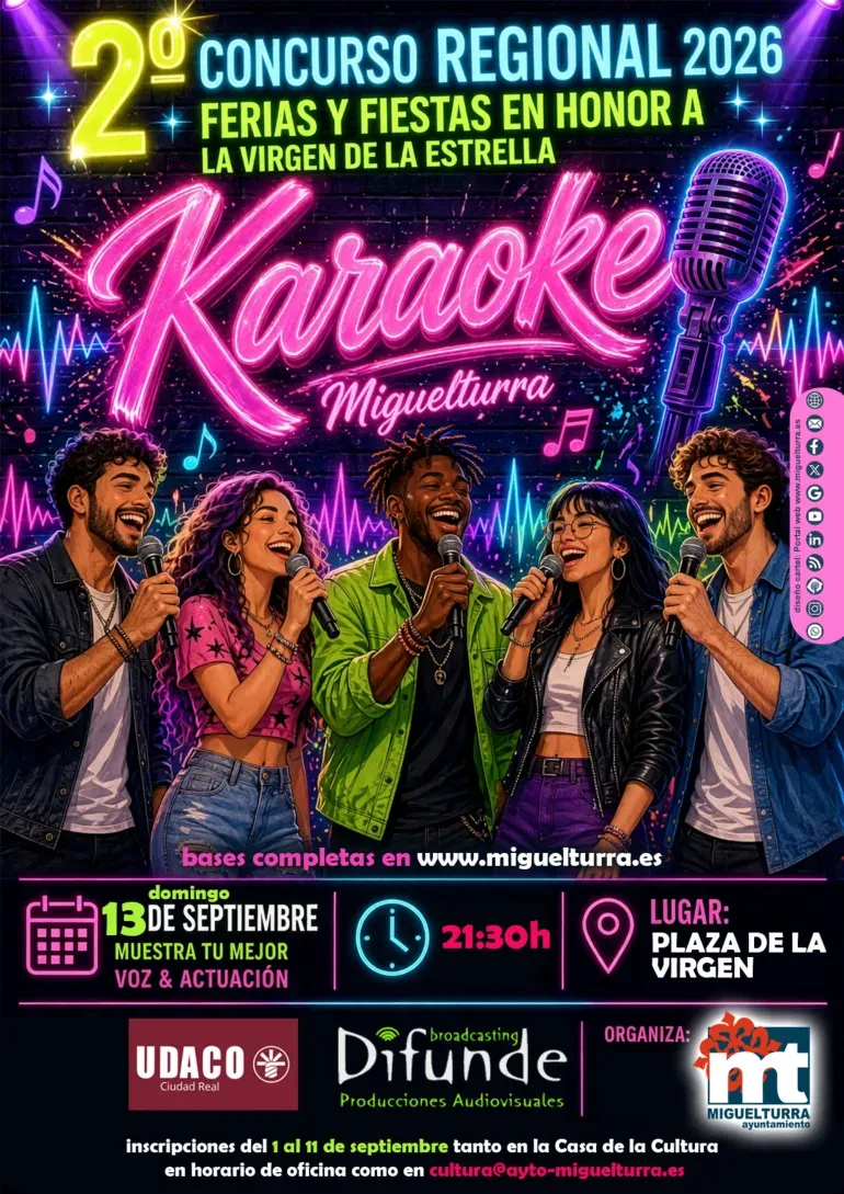 Miguelturra celebra su concurso de karaoke en las Ferias y Fiestas