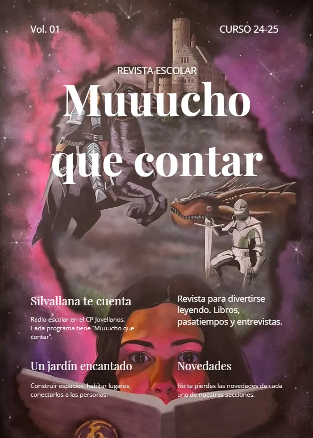 El CP Jovellanos de Vegadeo lanza su revista escolar 'Mucho que contar'