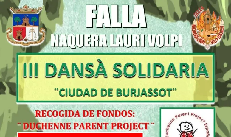 La Falla Náquera-Lauri Volpi organiza su III Dansà Solidaria en Burjassot por la asociación Duchenne Parent Project