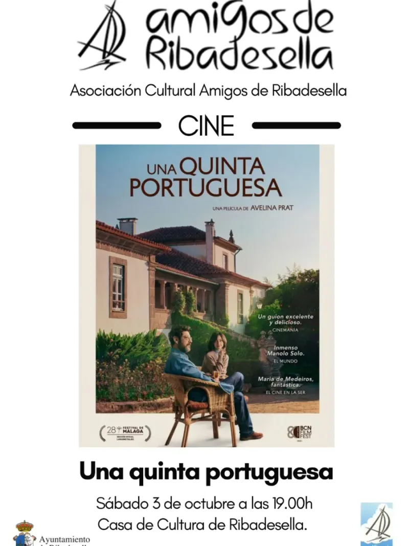 Ribadesella acoge la proyección de 'Una quinta portuguesa' este sábado