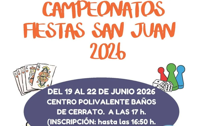 Venta de Baños anuncia los Campeonatos de las Fiestas de San Juan 2026