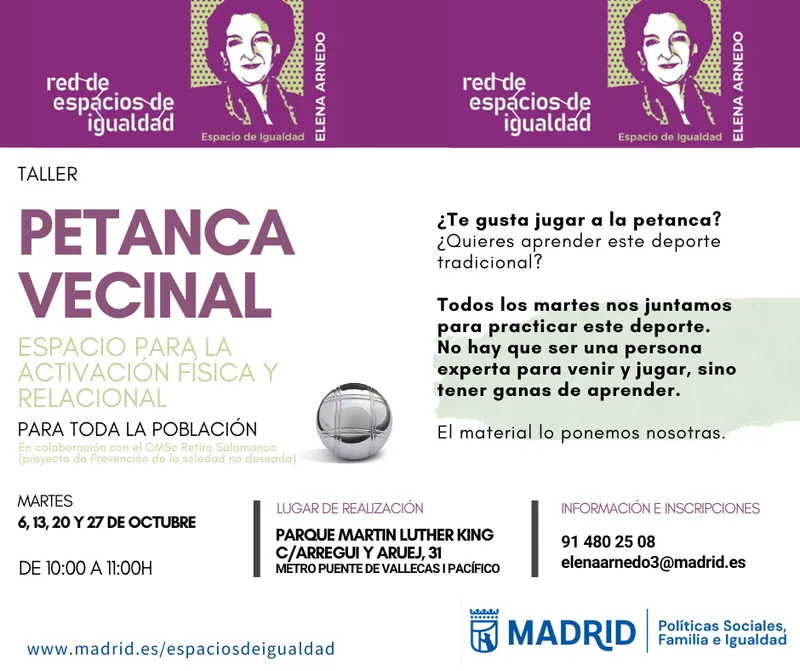 Madrid impulsa la actividad física y social con clases gratuitas de petanca