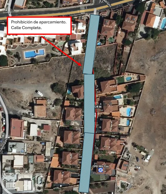 Candelaria renueva la red de agua de la calle Estrelitzia a partir del 10 de agosto