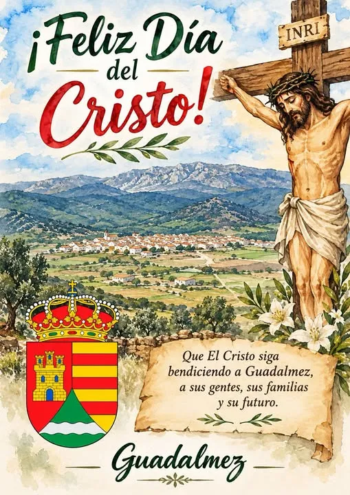 Guadalmez celebra el Día del Cristo con actos festivos