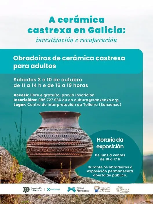 La Diputación de Pontevedra prorroga la exposición de cerámica castreña en Sanxenxo hasta el 15 de octubre