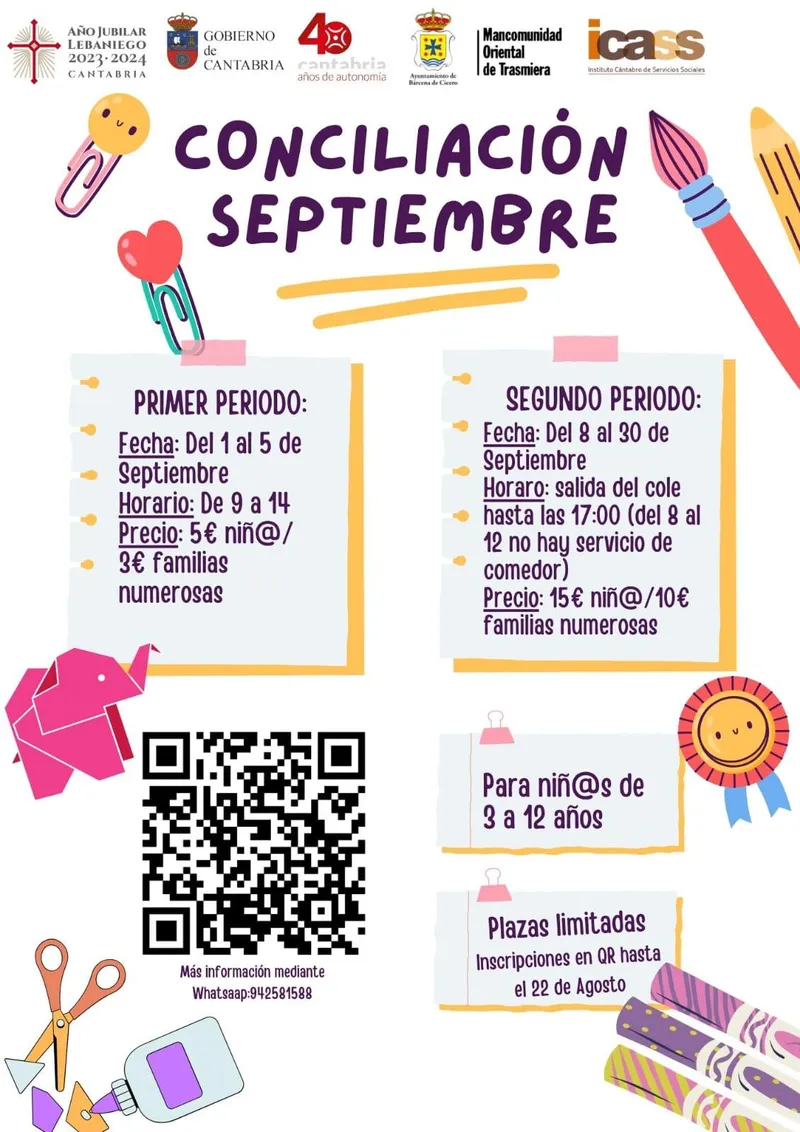 Abiertas las inscripciones para la Ludoteca de Septiembre en Bárcena de Cicero