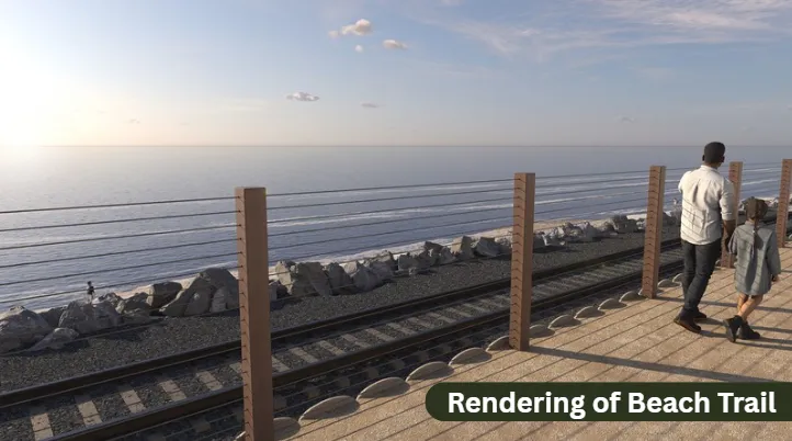San Clemente: Obras en la vía férrea y playa afectarán el verano de 2026