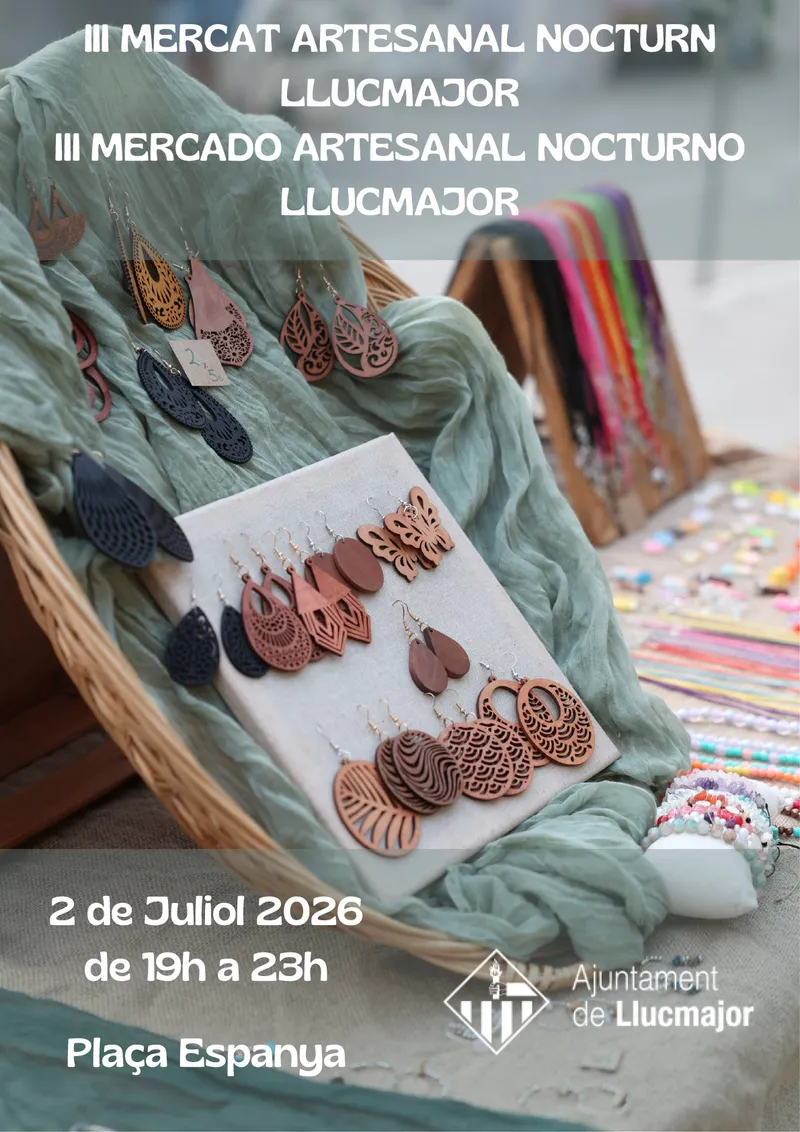 Llucmajor celebra su III Mercado Artesanal Nocturno este verano