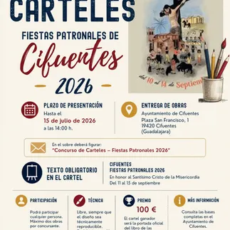 Cifuentes busca cartel anunciador para sus Fiestas Patronales 2026