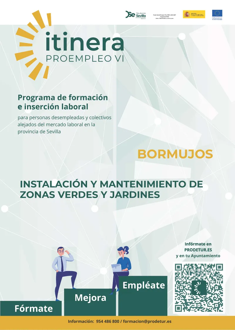 Bormujos abre el plazo para el programa de formación e inserción laboral 'ITINERA PROEMPLEO VI'