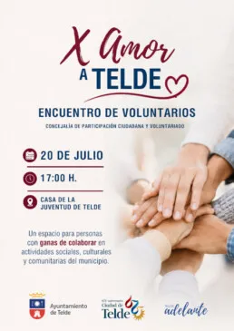 Telde lanza la red de voluntariado «X Amor a Telde» para impulsar la participación ciudadana