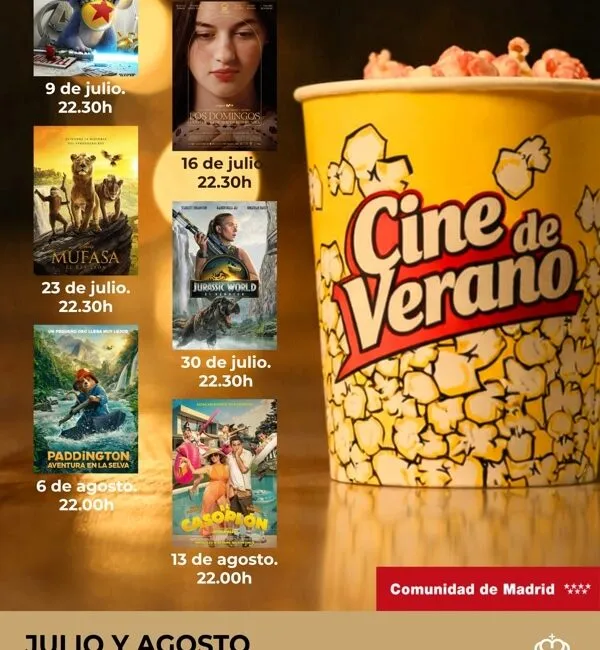 Moralzarzal celebra el Cine de Verano 2026 con proyecciones gratuitas en El Raso