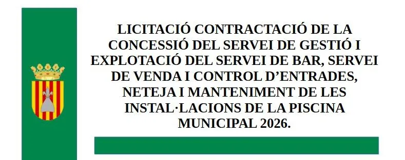 Forcall licita la gestión de la piscina municipal para la temporada 2026
