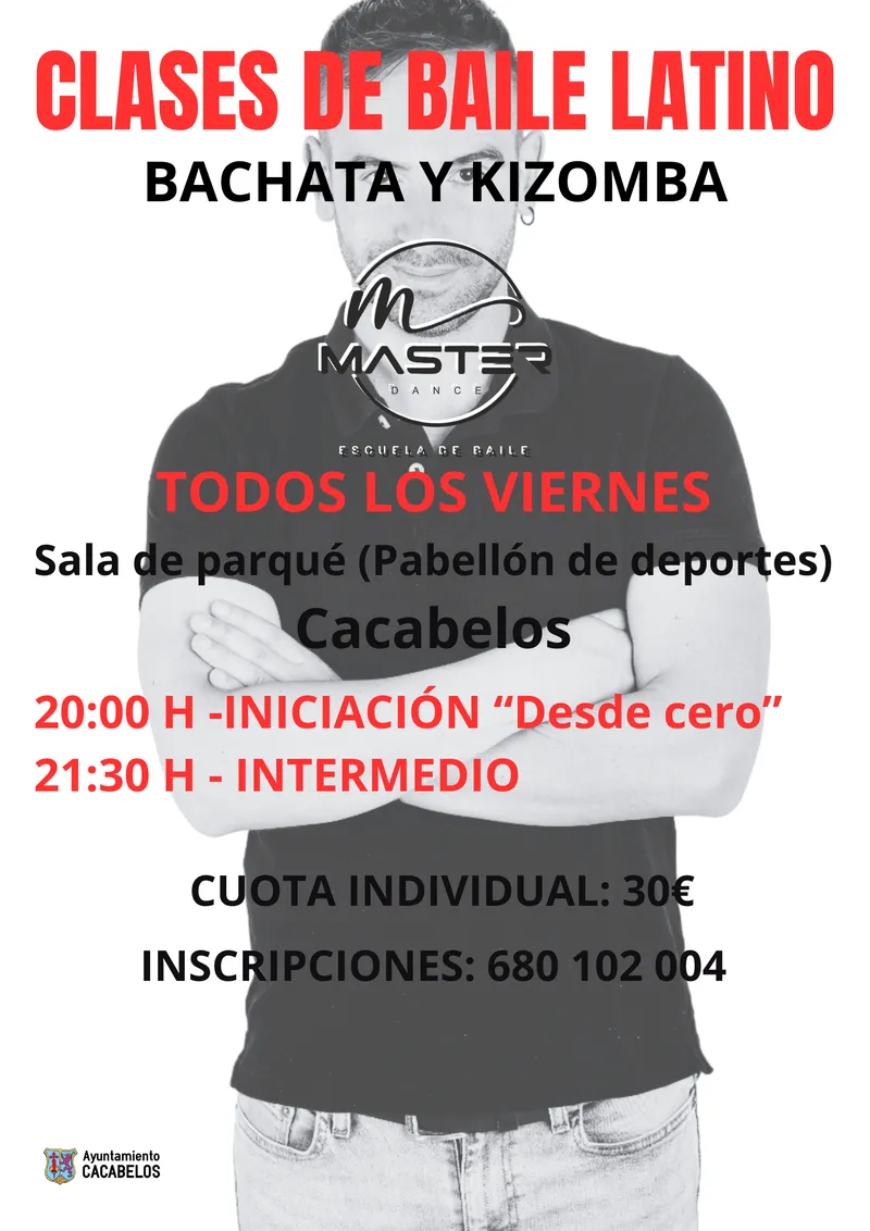 Clases de baile latino gratuitas en Cacabelos para aprender Bachata y Kizomba