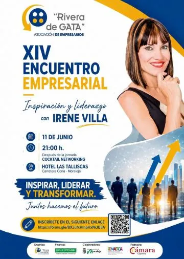 XIV Encuentro Empresarial Rivera de Gata con Irene Villa como ponente