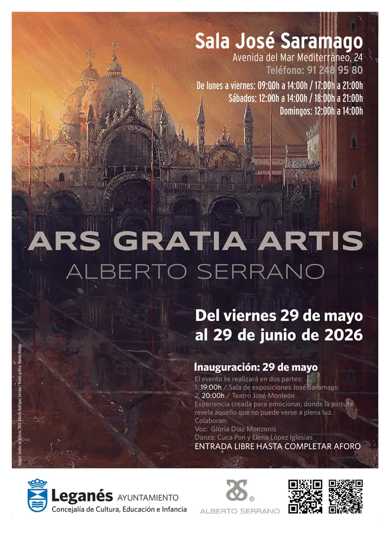 Leganés se viste de arte con la exposición "Ars Gratia Artis" de Alberto Rodríguez Serrano