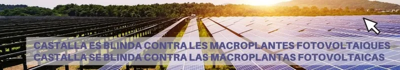 Castalla se blinda contra las macroplantas fotovoltaicas para proteger su territorio