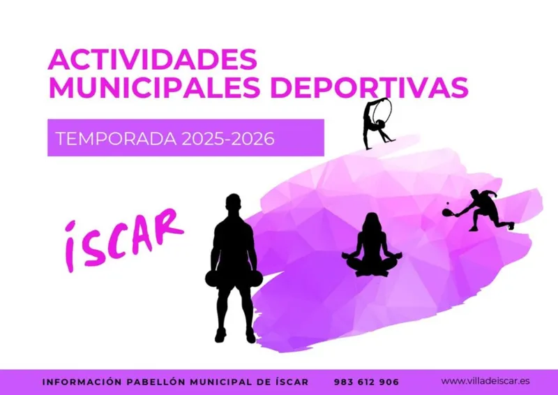Íscar abre inscripciones online para actividades deportivas de la temporada 2025-2026