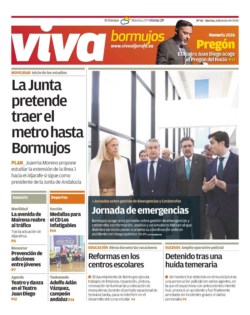 Ya disponible la nueva edición del periódico VIVA BORMUJOS con la actualidad municipal