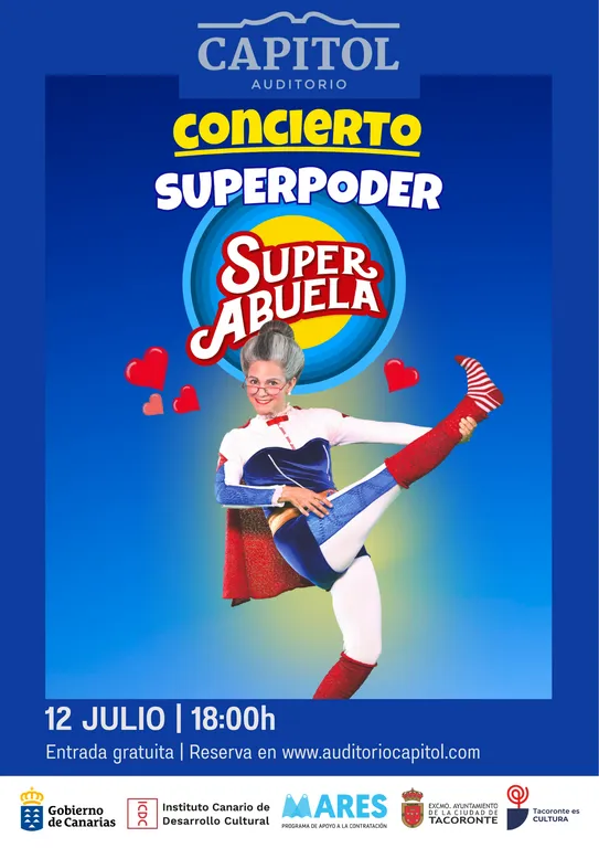 Concierto 'Super Poder' de Super Abuela en el Auditorio Capitol