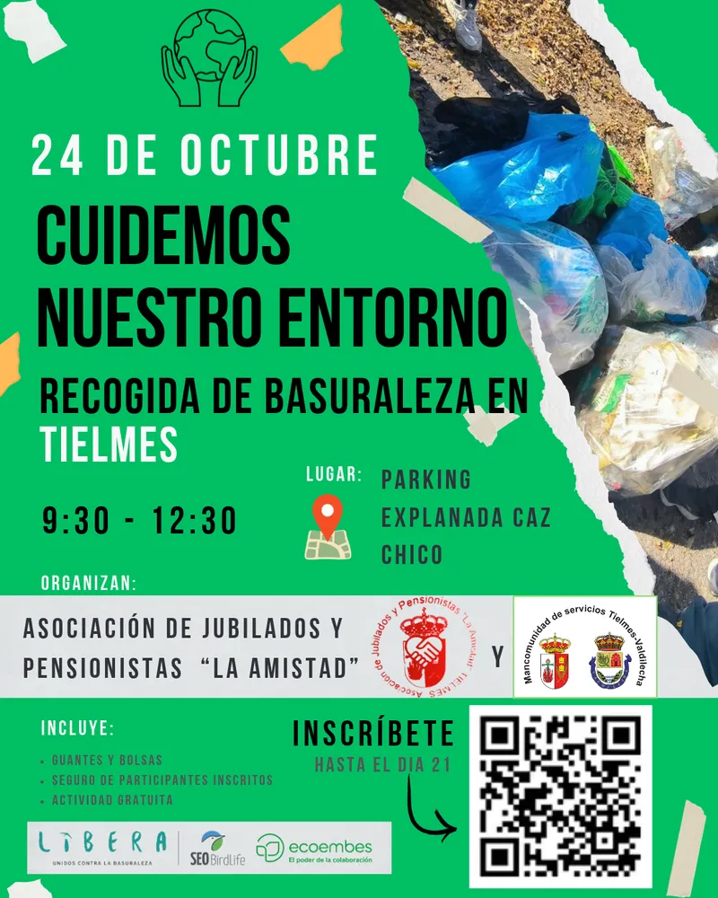 Tielmes organiza una jornada de limpieza del río Tajuña el 24 de octubre