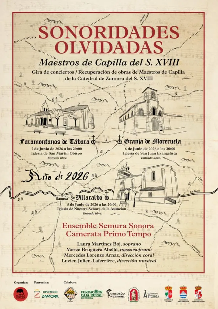 Ciclo 'Sonoridades Olvidadas' lleva música del siglo XVIII a pueblos zamoranos